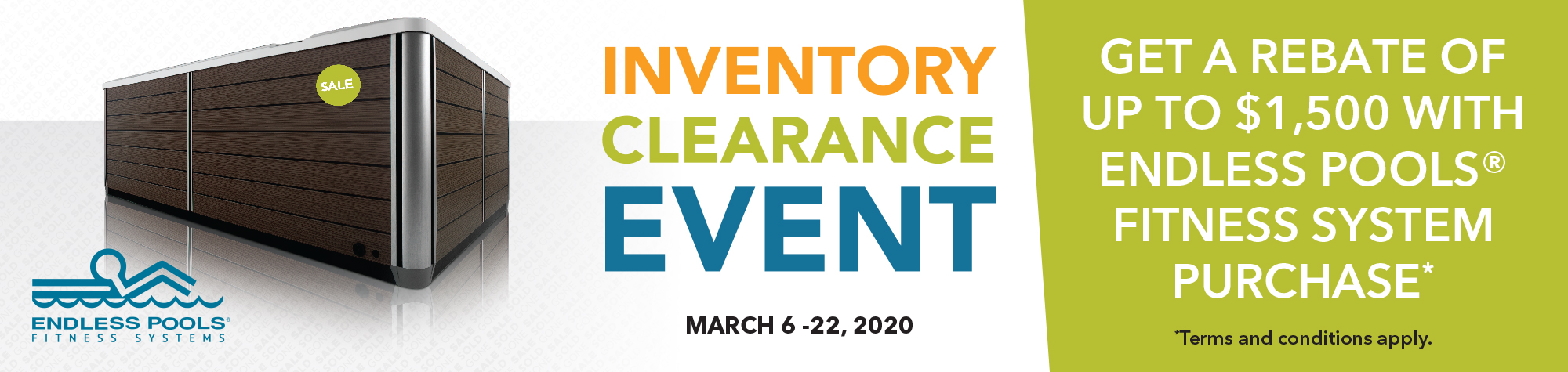 Endless Pools Inventory Clearance Event